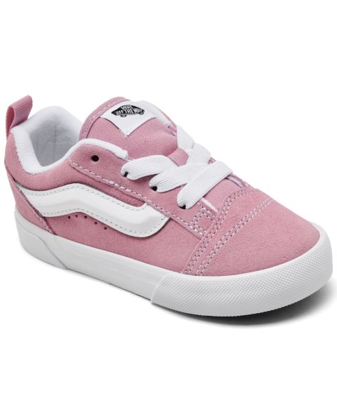 Детские низкие кеды Vans Knu Sokol с мягким языком и воротником для девочек, Finish Line, цвет: Розовый