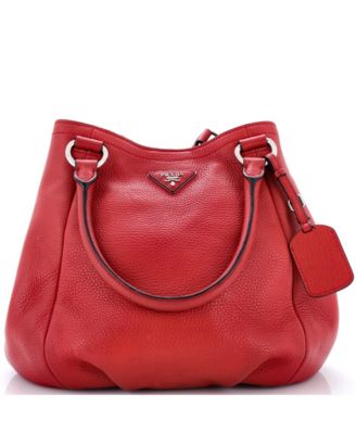 Small Convertible Shopping Tote Vitello Daino