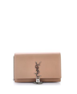 Classic Monogram Tassel Chain Wallet Leather