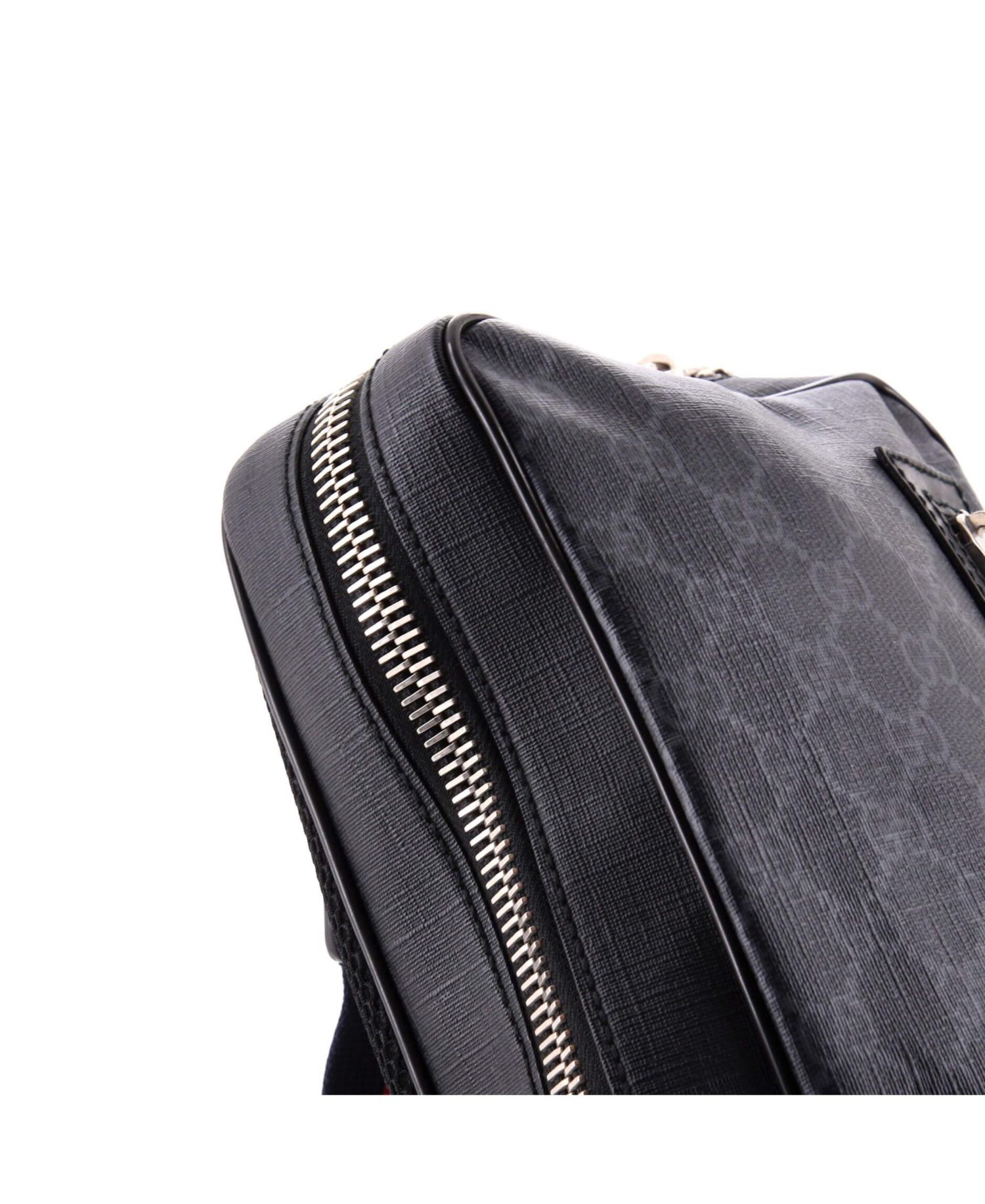 Small Soft Zip Sling Bag GG Coated Canvas