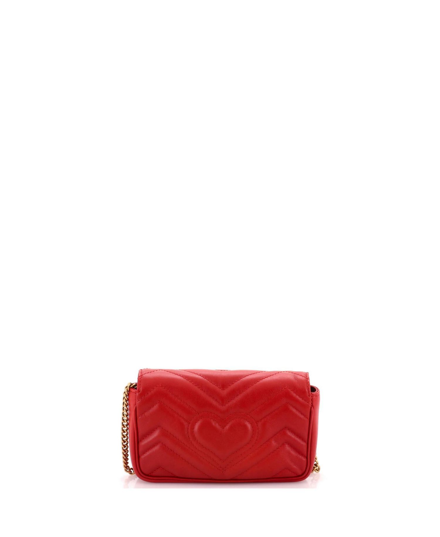 Super Mini GG Marmont Flap Bag Matelasse Leather