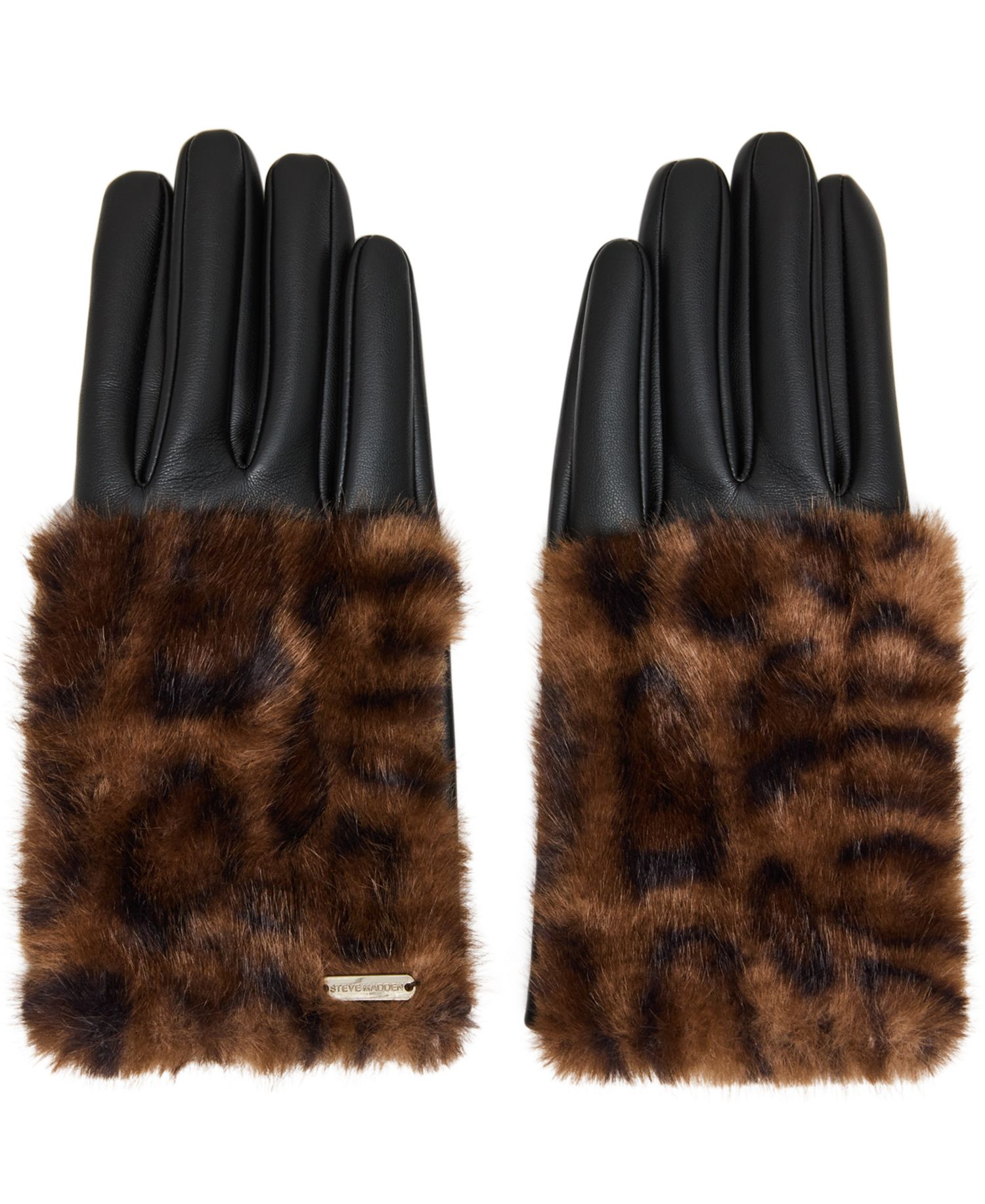 Women's Deer Print Polyester Gloves