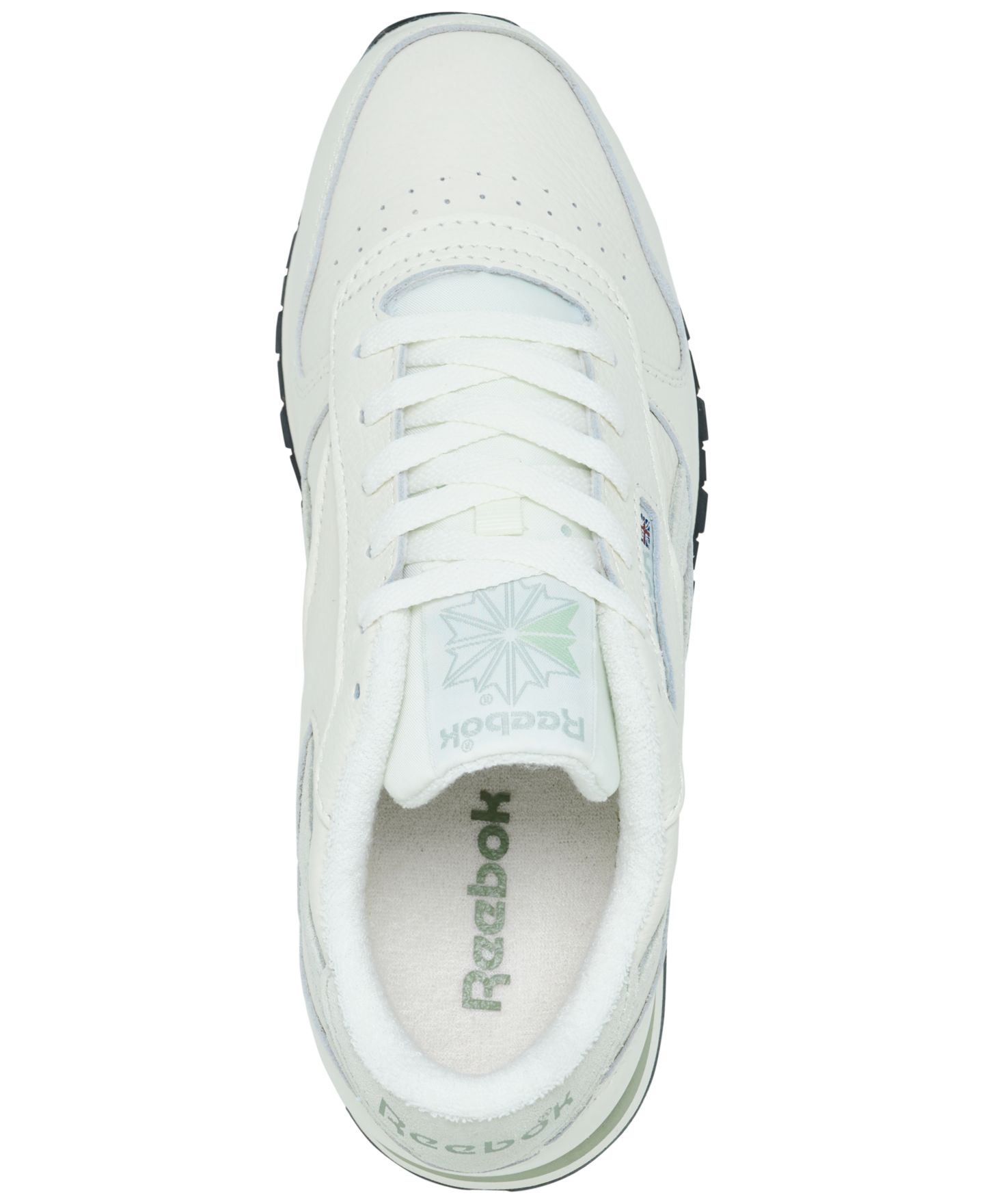 Женские кроссовки Reebok Classic Leather Sneakers, Style no. 260986, цвет: Белый — фото 5