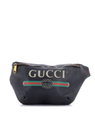 Medium Logo Belt Bag Printed Leather