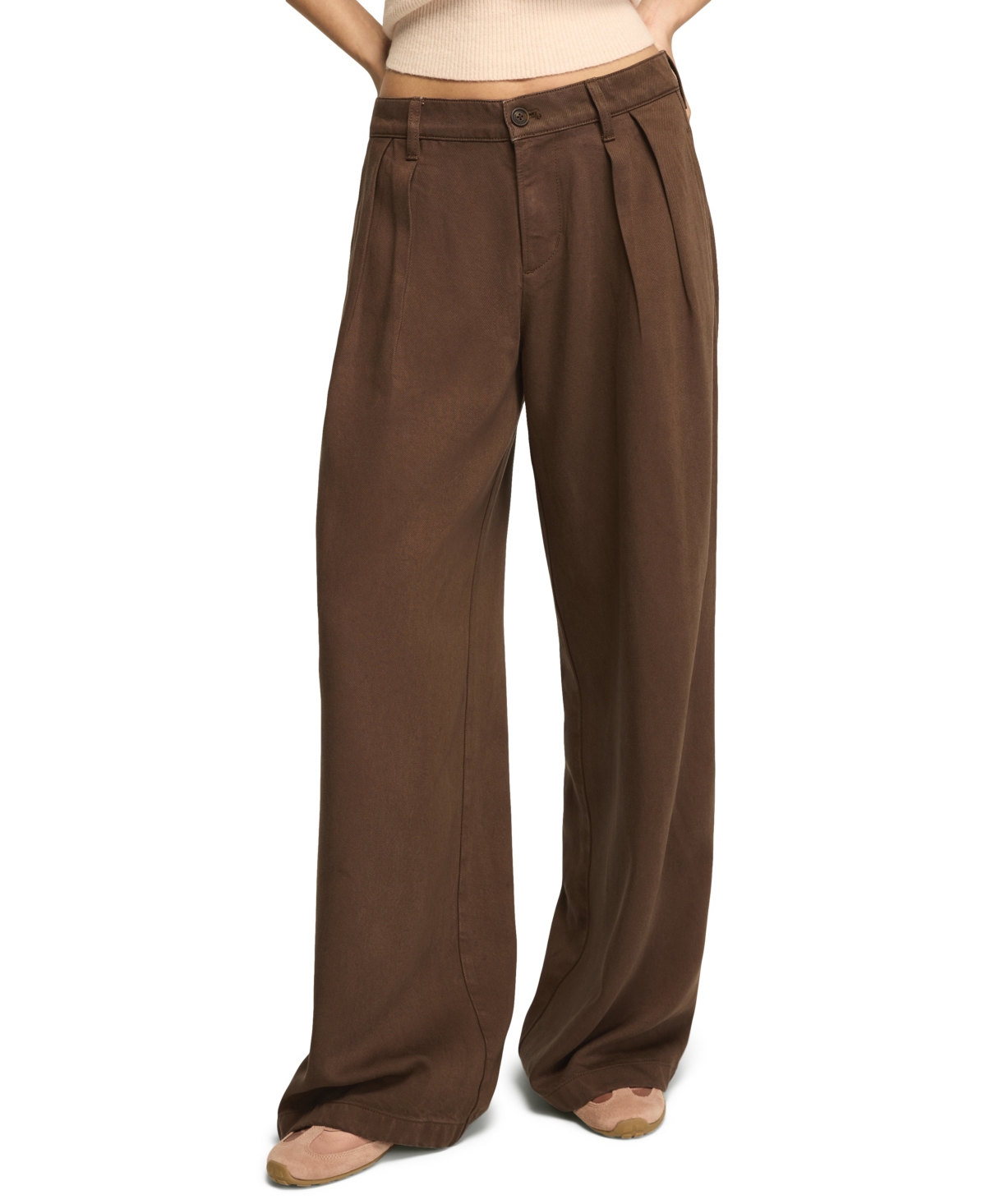 Lucky Brand Women's Double Pleated Wide Leg Trouser