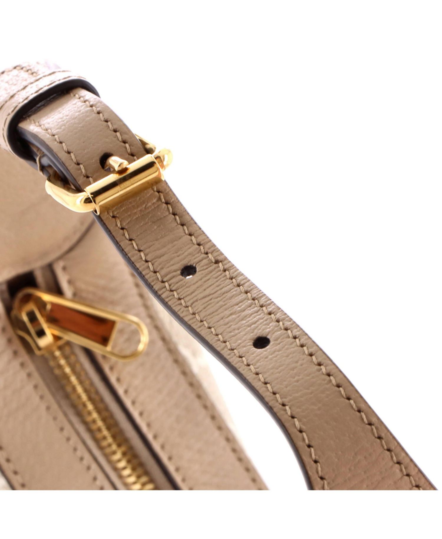Mini Interlocking G Patch Half Moon Hobo GG Coated Canvas