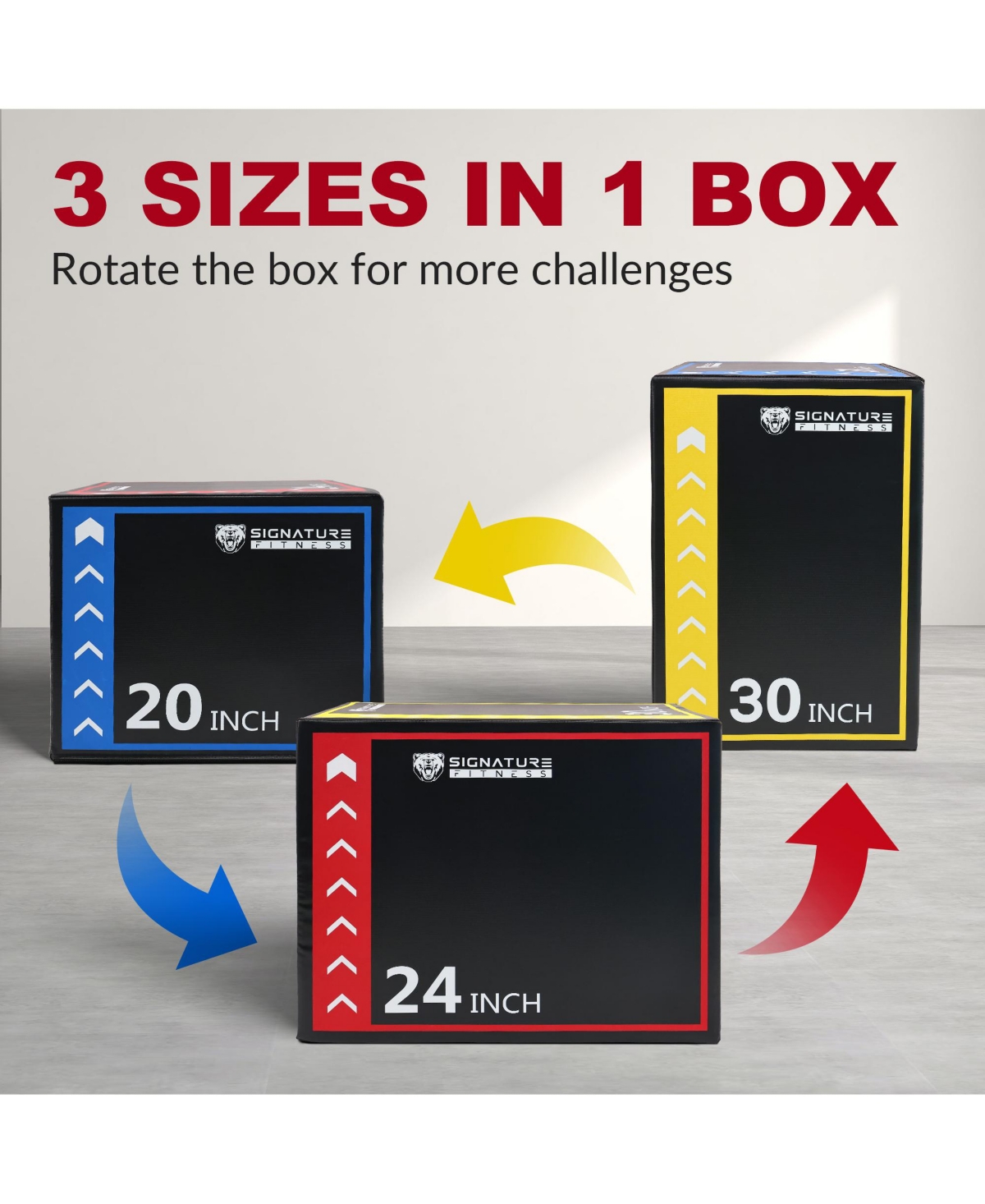 BalanceFrom 3-in-1 Plyometric Jump Box