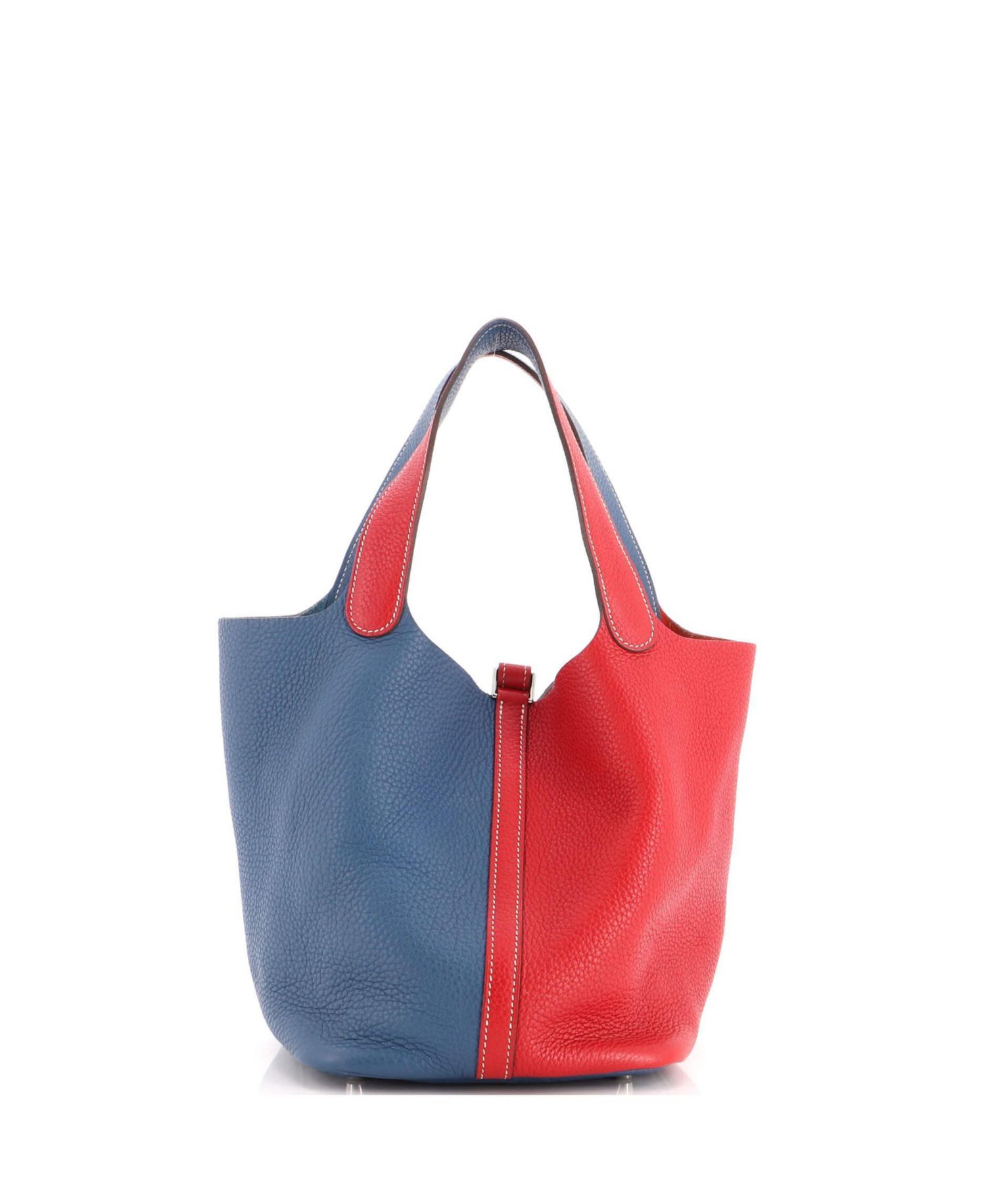 Pre-Owned Hermes MM Casaque Picotin Lock Bag Clemence