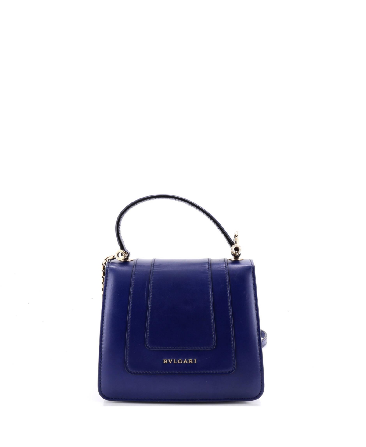 Pre-Owned Bvlgari Small Serpenti Forever Top Handle Bag Leather