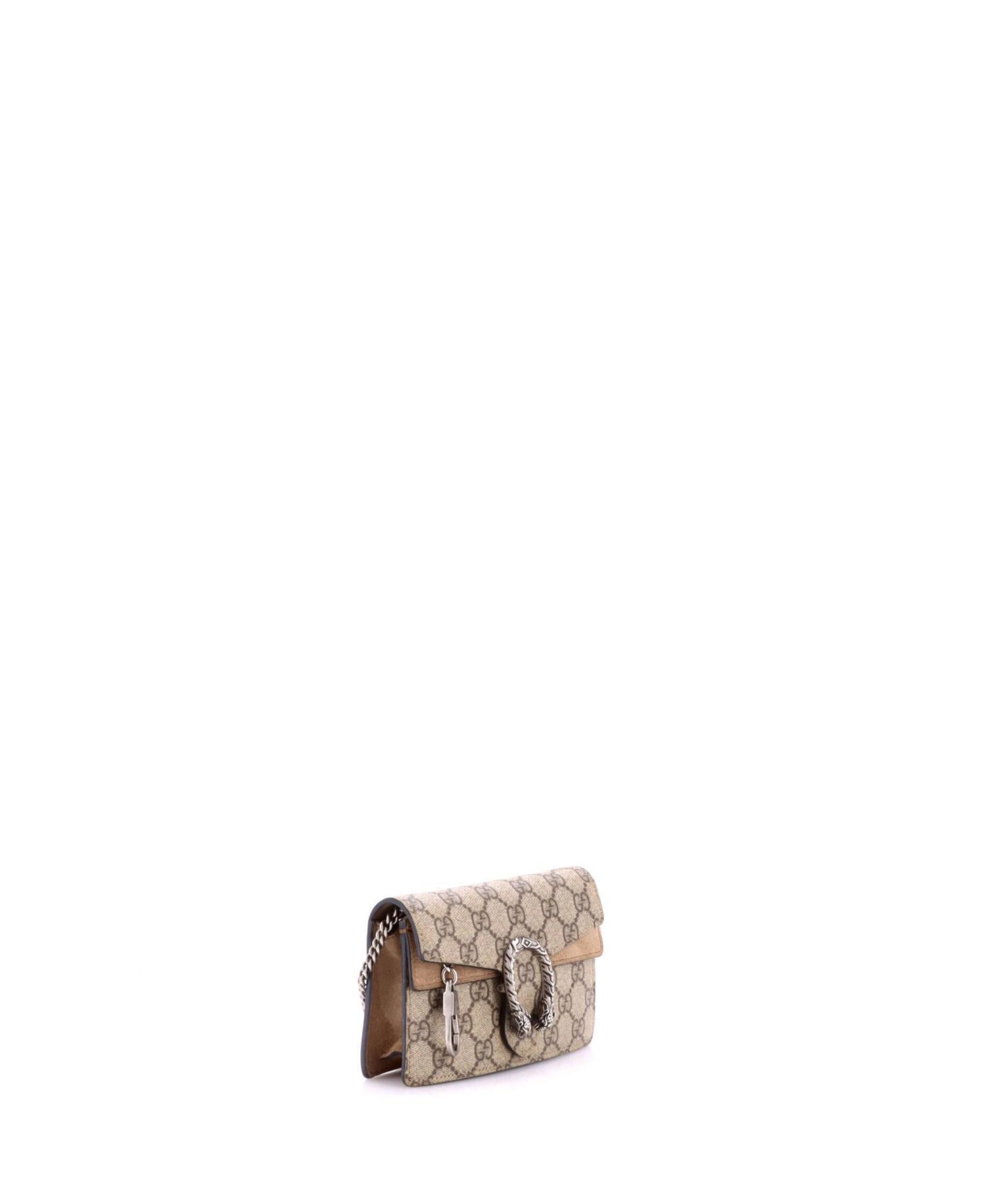 Super Mini Dionysus Bag GG Coated Canvas