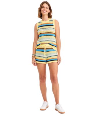 Women's Crochet Cotton Shorts