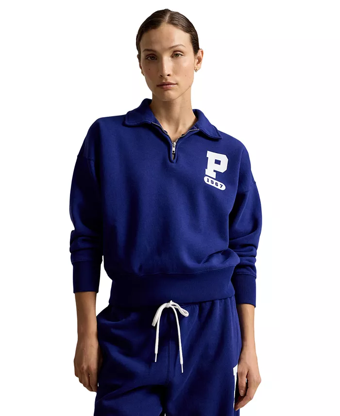 Women's Varsity Quarter-Zip Sweatshirt - thumbnail 7
