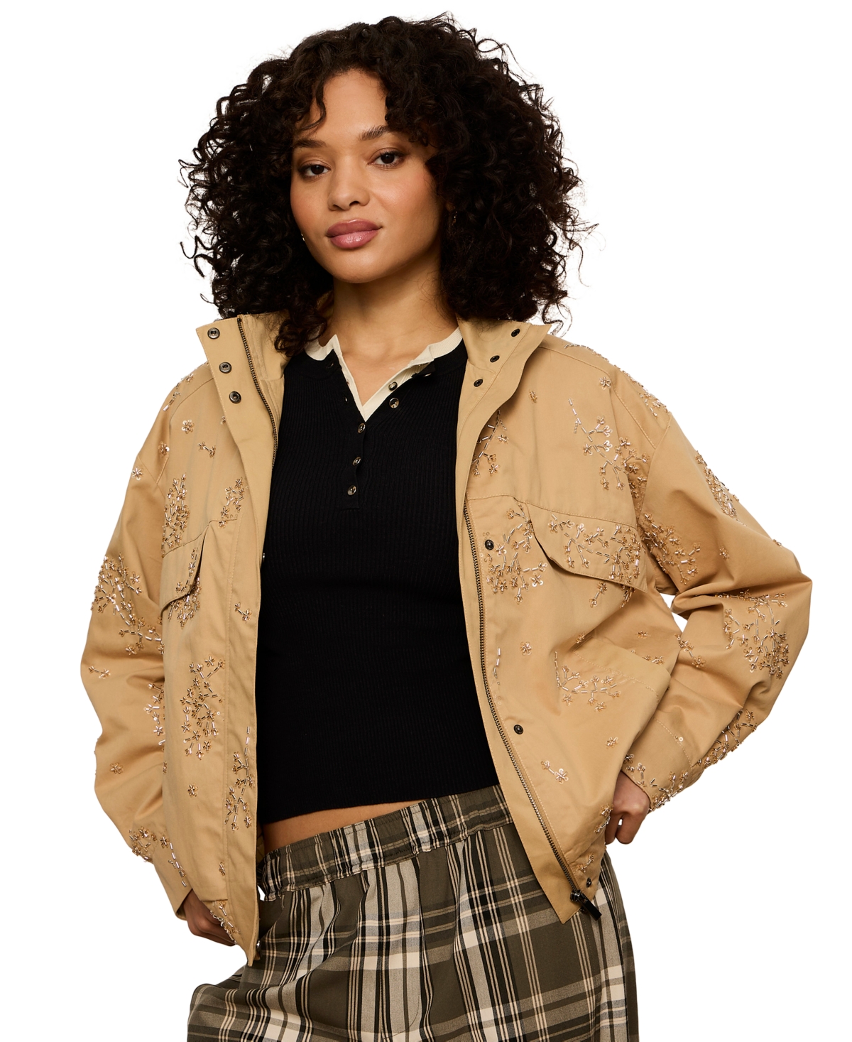 Sanctuary Women's Limelight Surplus Embellished Jacket