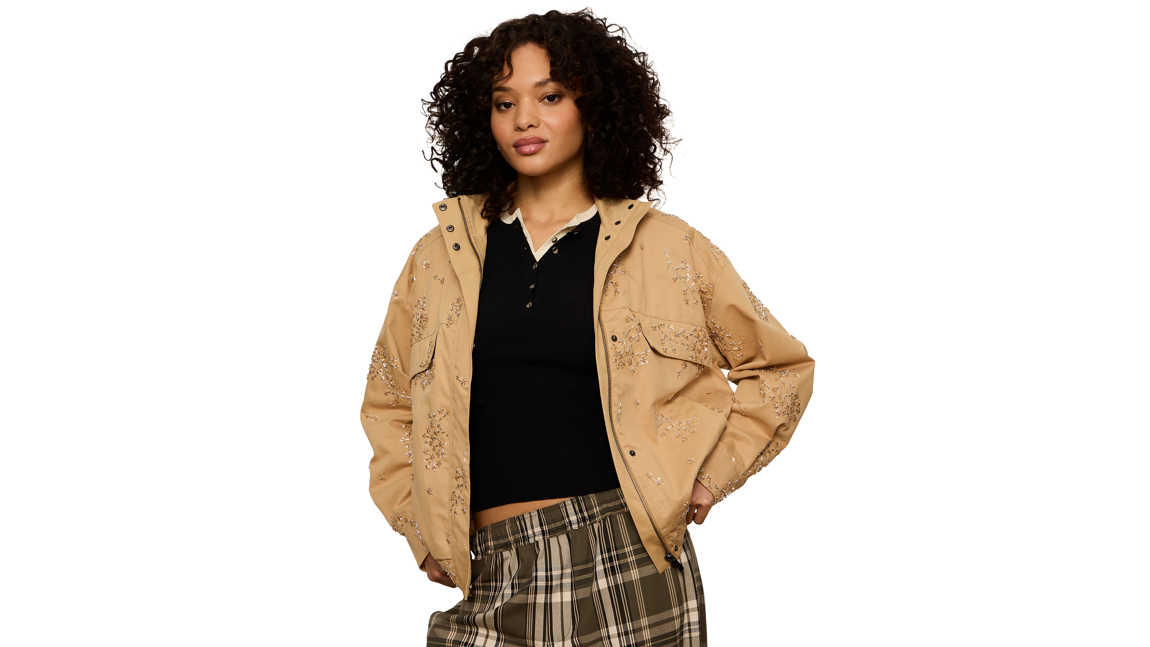 Sanctuary Women's Limelight Surplus Embellished Jacket