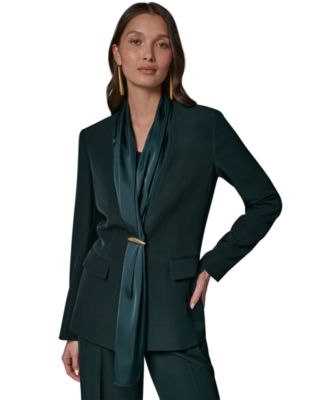 Women's Scarf Collar Blazer