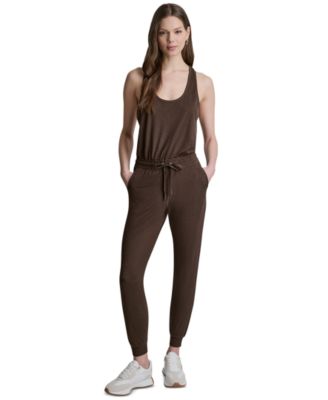 Women's Spacedye Sleeveless Tank Jumpsuit