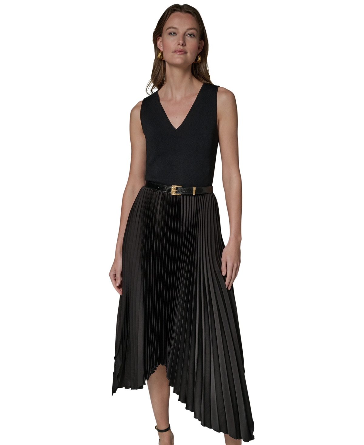 Donna Karan New York Women's V-Neck Dress