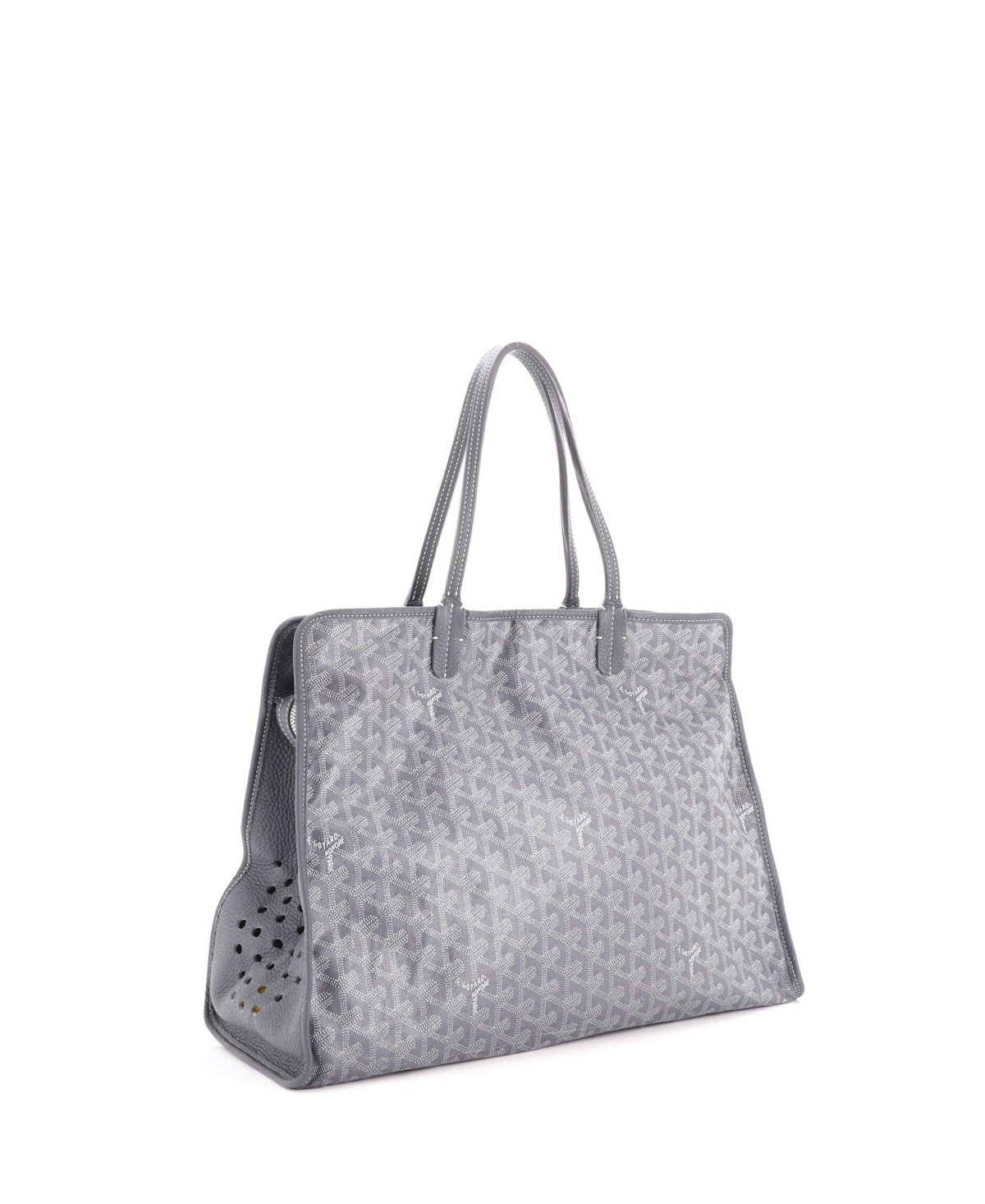 Pre-Owned Goyard Pm Hardy Pet Carrier Coated Canvas