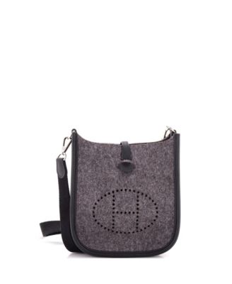 Pre-Owned Hermes TPM Evelyne Bag Gen III Felt