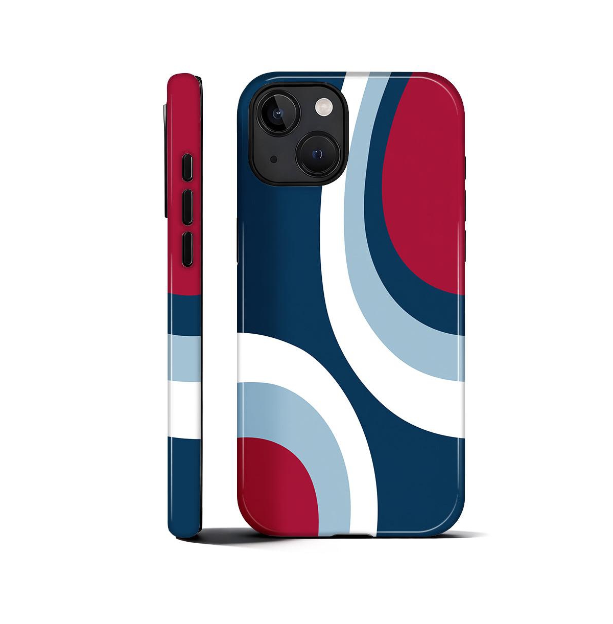Lisen Modern Curve Dual-Layer Anti-Slip Grip Protective Phone Case Compatible with Apple iPhone 17 Pro - Modern curve for iphone 15 plus