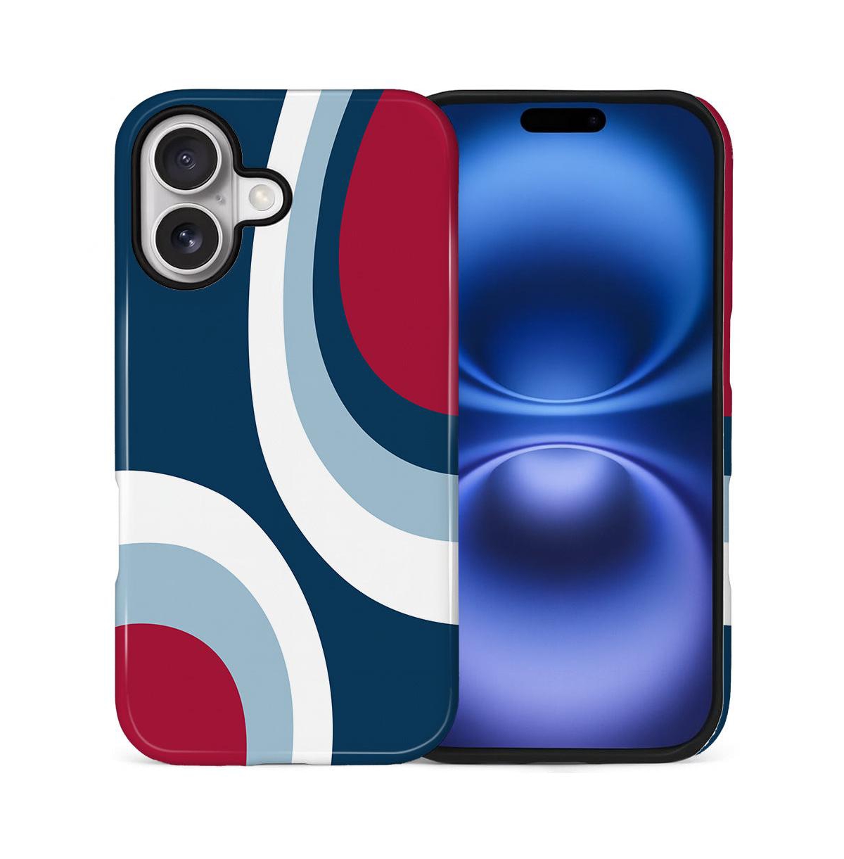 Lisen Modern Curve Dual-Layer Anti-Slip Grip Protective Phone Case Compatible with Apple iPhone 17 Pro - Modern curve for iphone 16