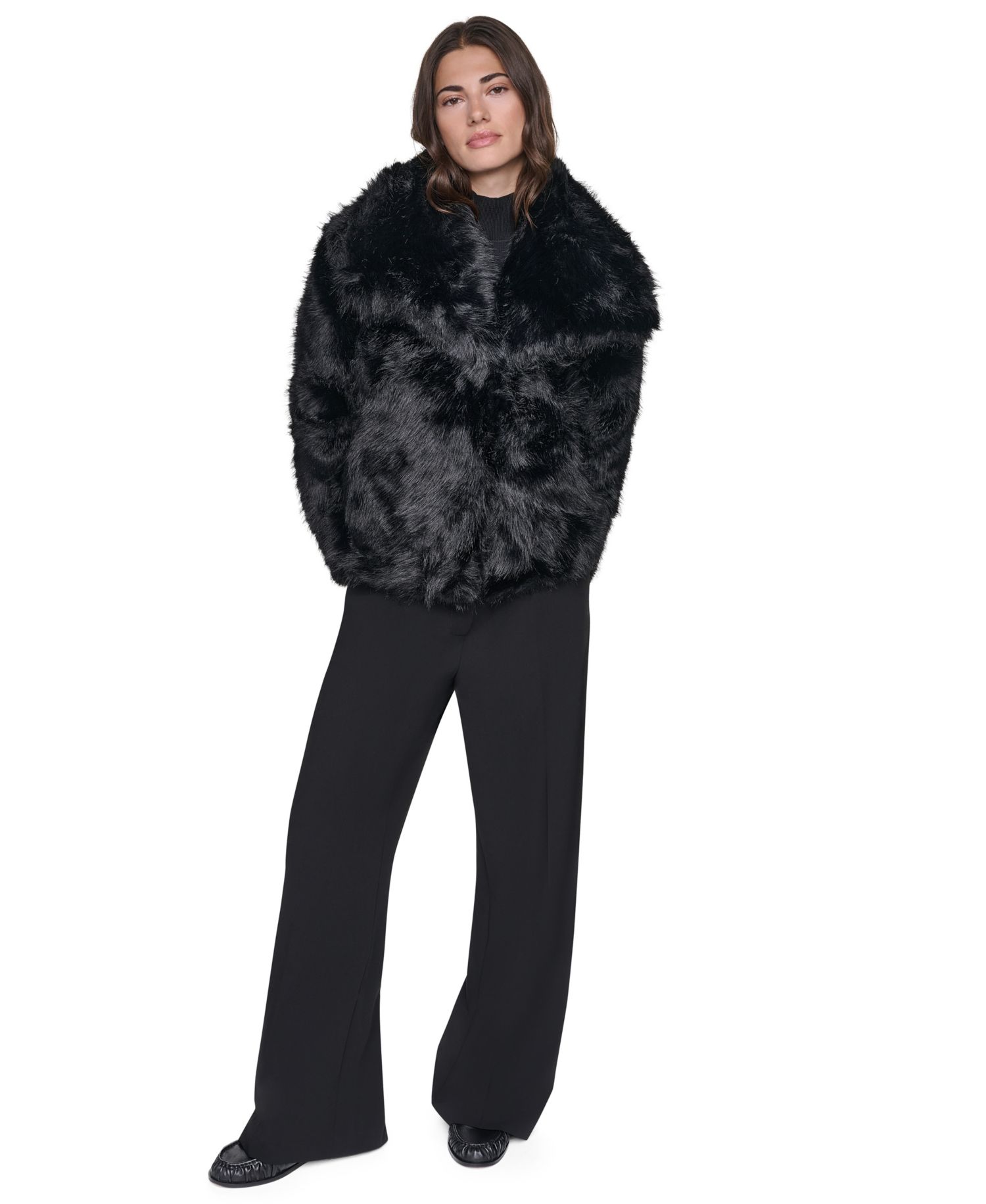 Women's Short Faux Fur Coat
