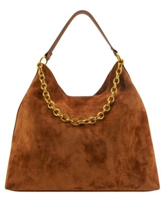 Sava Suede Large Tote Handbag