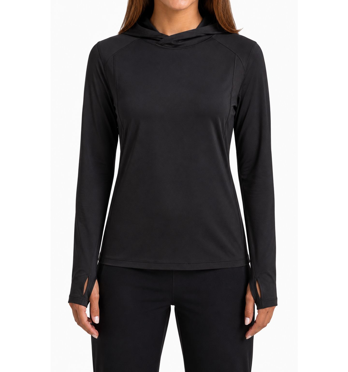 Женское худи Spyder Sunbeam Hooded Long-Sleeve, цвет: Чёрный — фото 1
