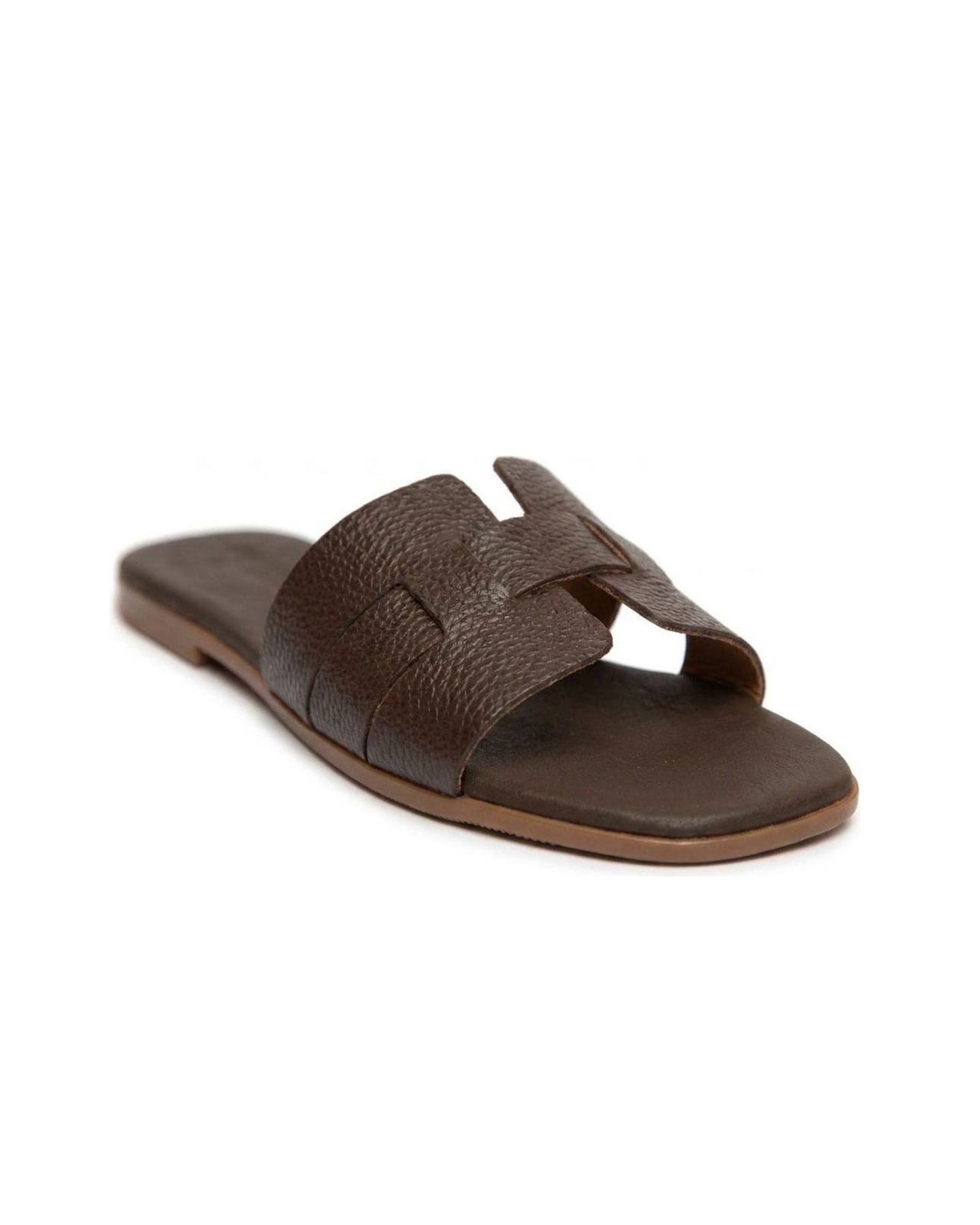 Женские сандалии Menina Step Lucila Flat Sandal, цвет: Шоколадный — фото 6