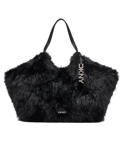 Женская сумка DKNY Paula Extra-Large, цвет: Чёрный / Серебряный
