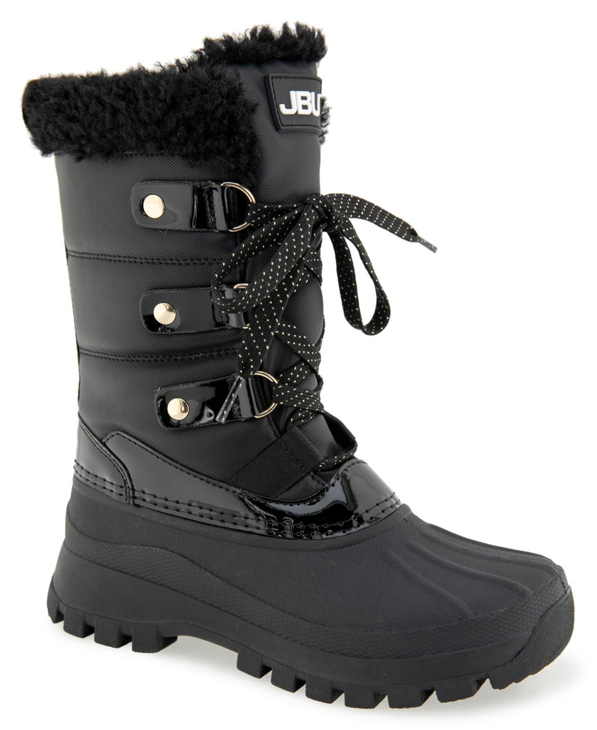 Jbu Women's Fallon Waterproof Cold Weather Lace-Up Booties