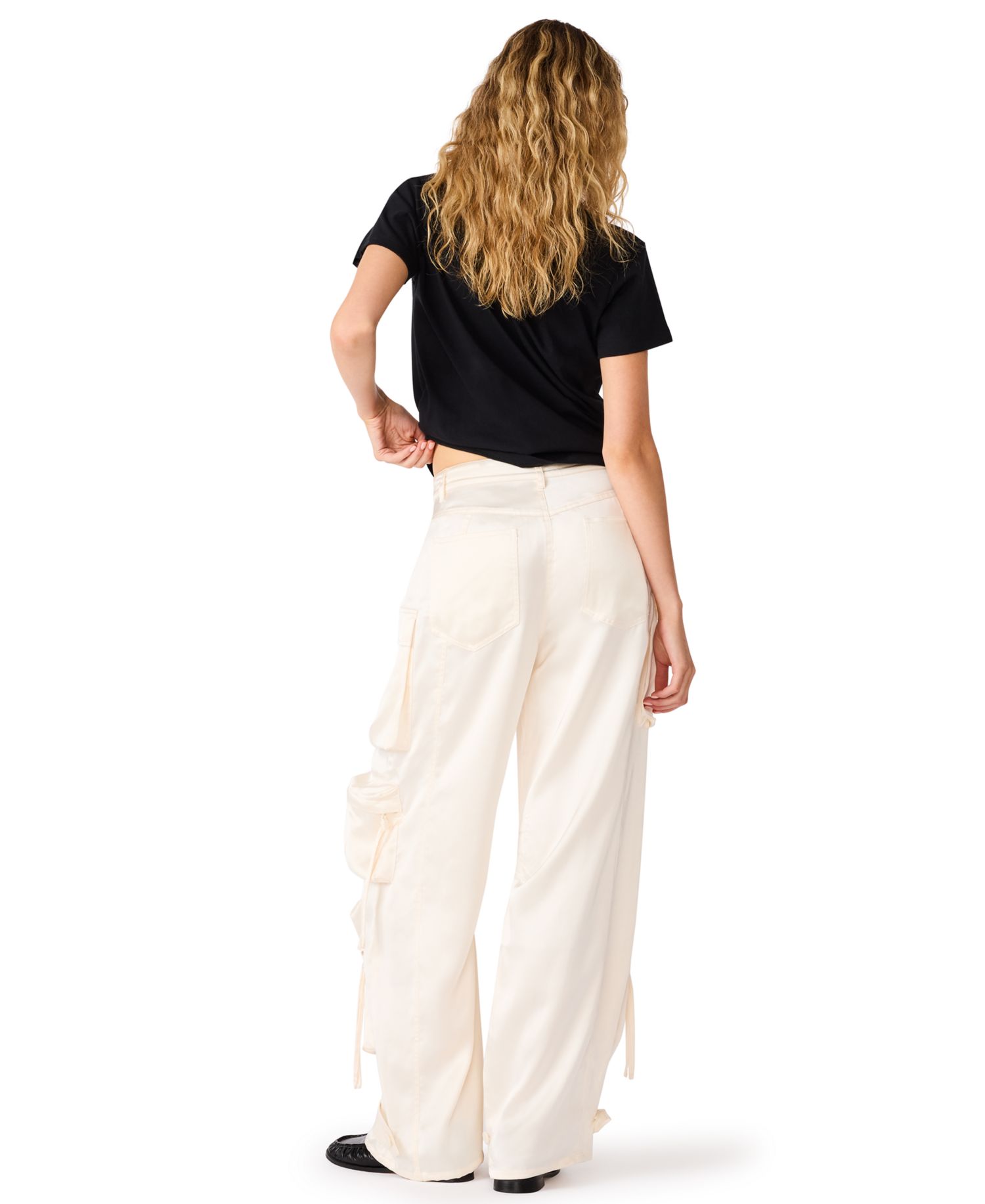 Women's Duo Wide-Leg Drawstring Cargo Pants