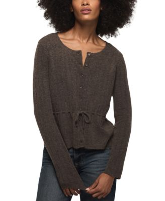 Women's Cloud Soft Babydoll Pointelle Cardigan