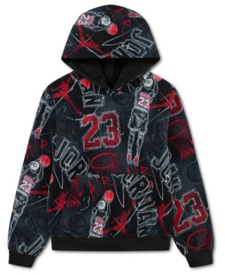 Boys' 4-20 Notebook Doodle-Print Long-Sleeve Hooded Pullover Hoodie