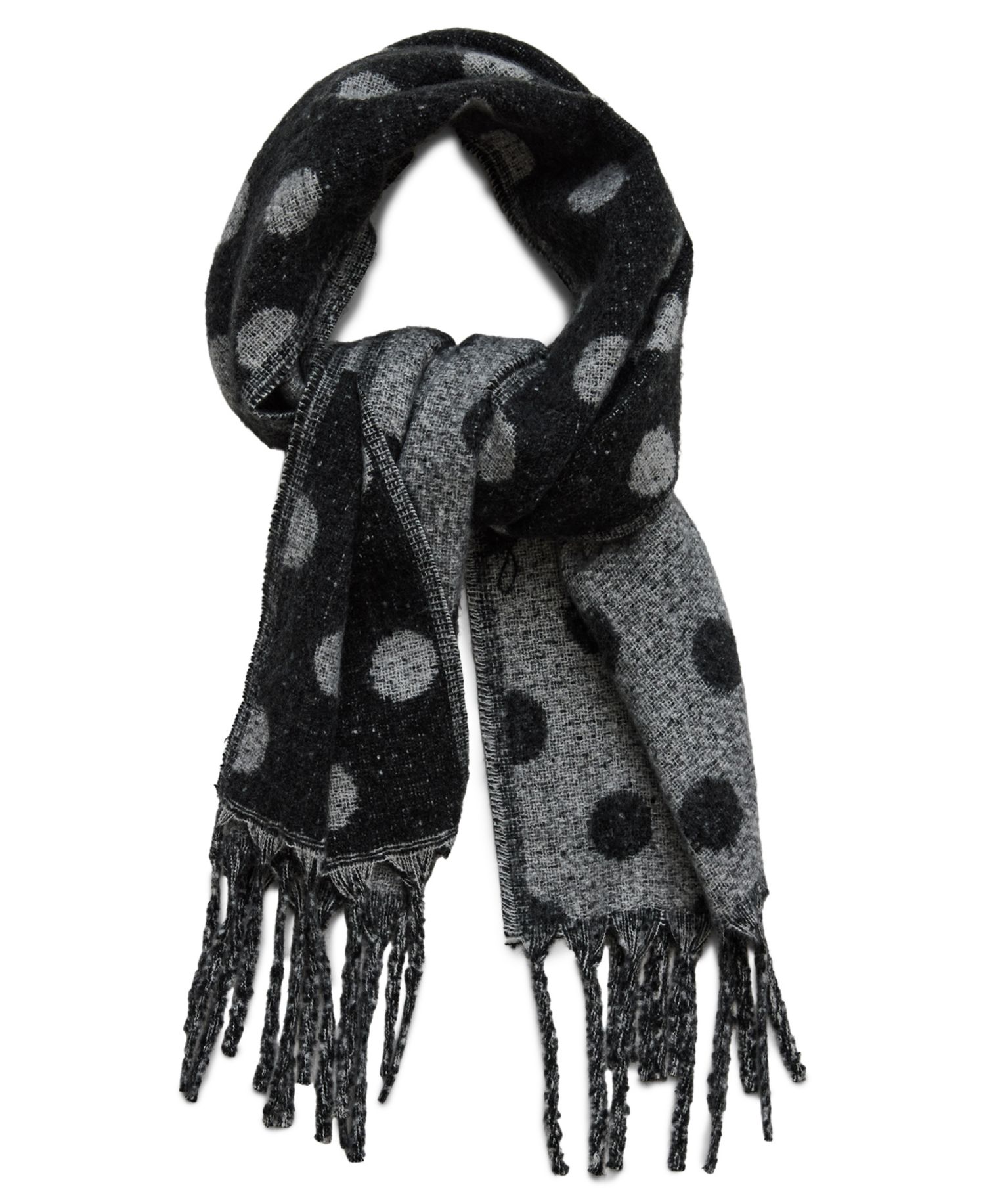 Whimsical Polka Dot Lofty Scarf