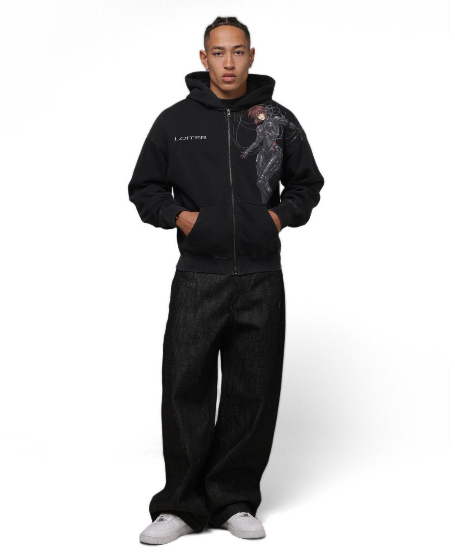 Men's Spectre Graphic Relaxed-Fit Full-Zip Hoodie
