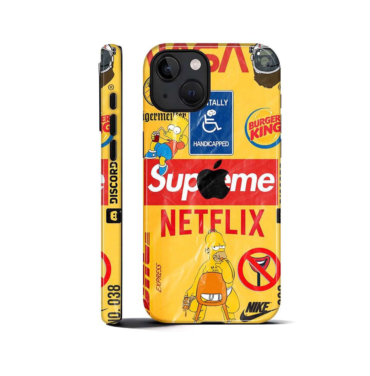 Lisen Phone Case Compatible with Apple iPhone, 2-Layer Durable, Brand Noise - Brand noise for iphone 14 plus