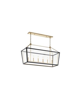 Delvin 44 1/4"6-Light Linear Chandelier