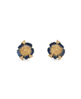 Larkspur Stud Earrings in Gold