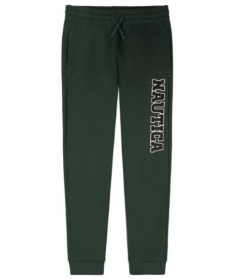 Boys' 8-20 Fleece Printed Logo Down Leg Pants