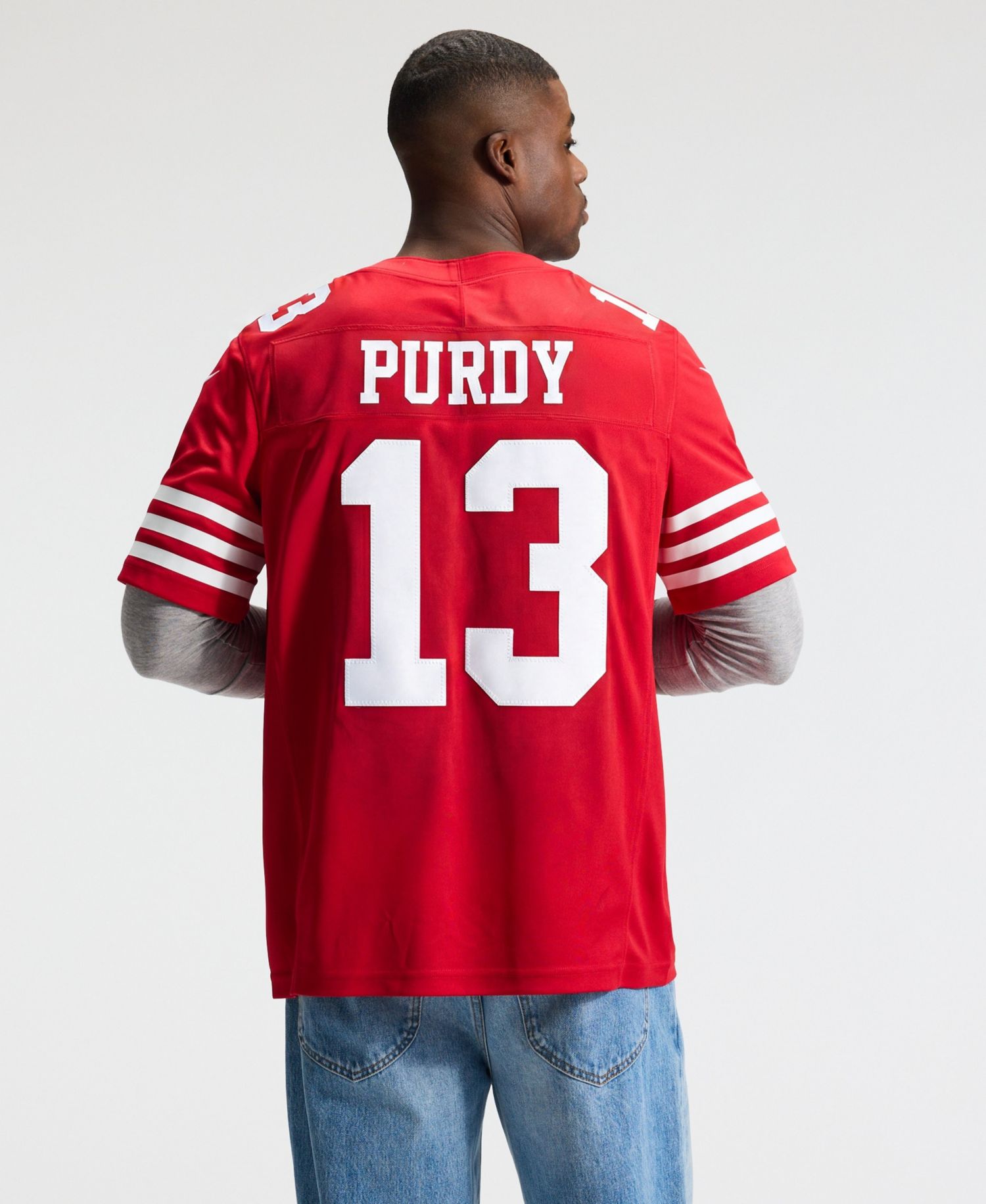 Men's Brock Purdy Scarlet San Francisco 49ers Vapor F.U.S.E. Stitched Limited Jersey