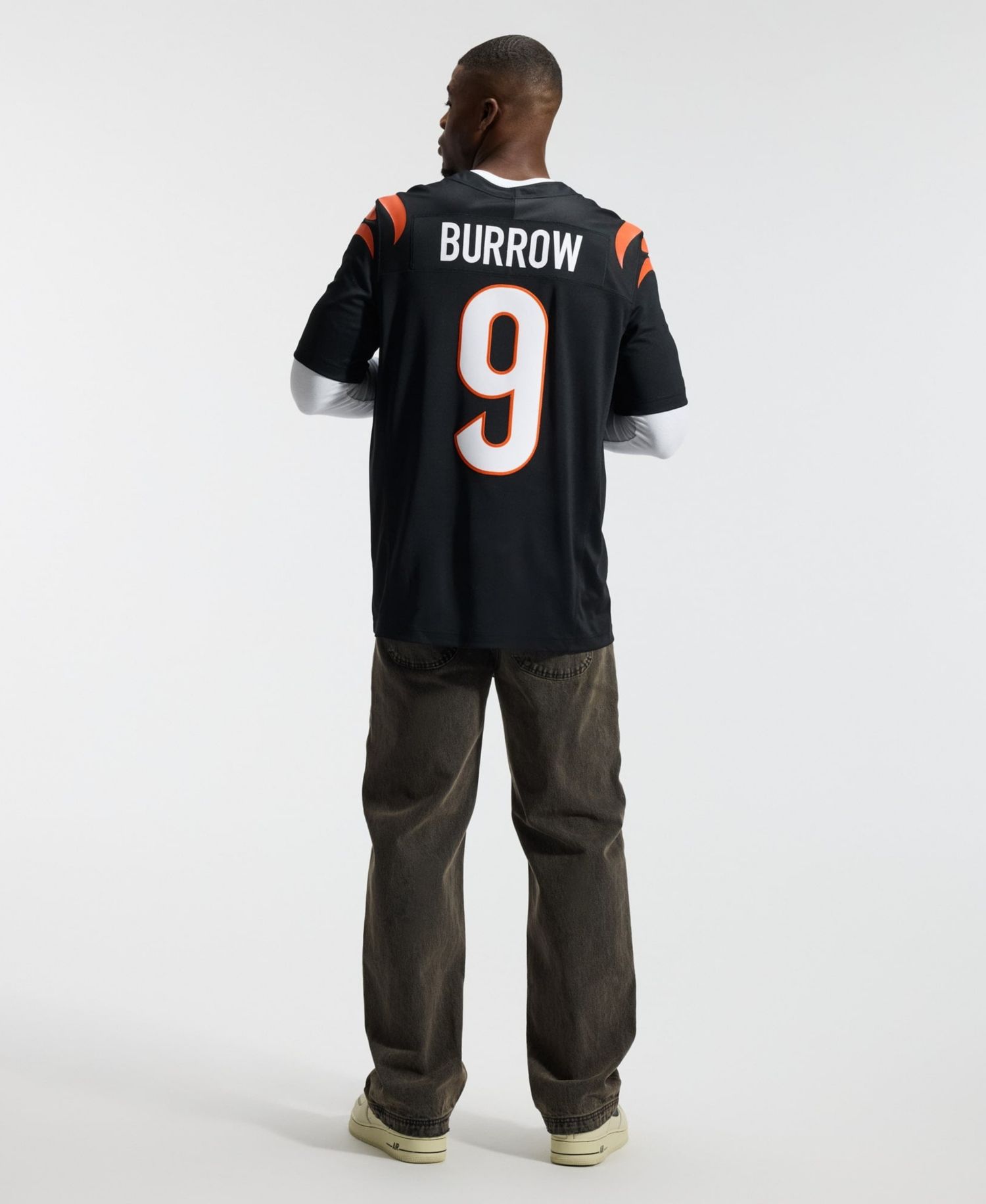 Men's Joe Burrow Black Cincinnati Bengals Vapor F.U.S.E. Stitched Limited Jersey