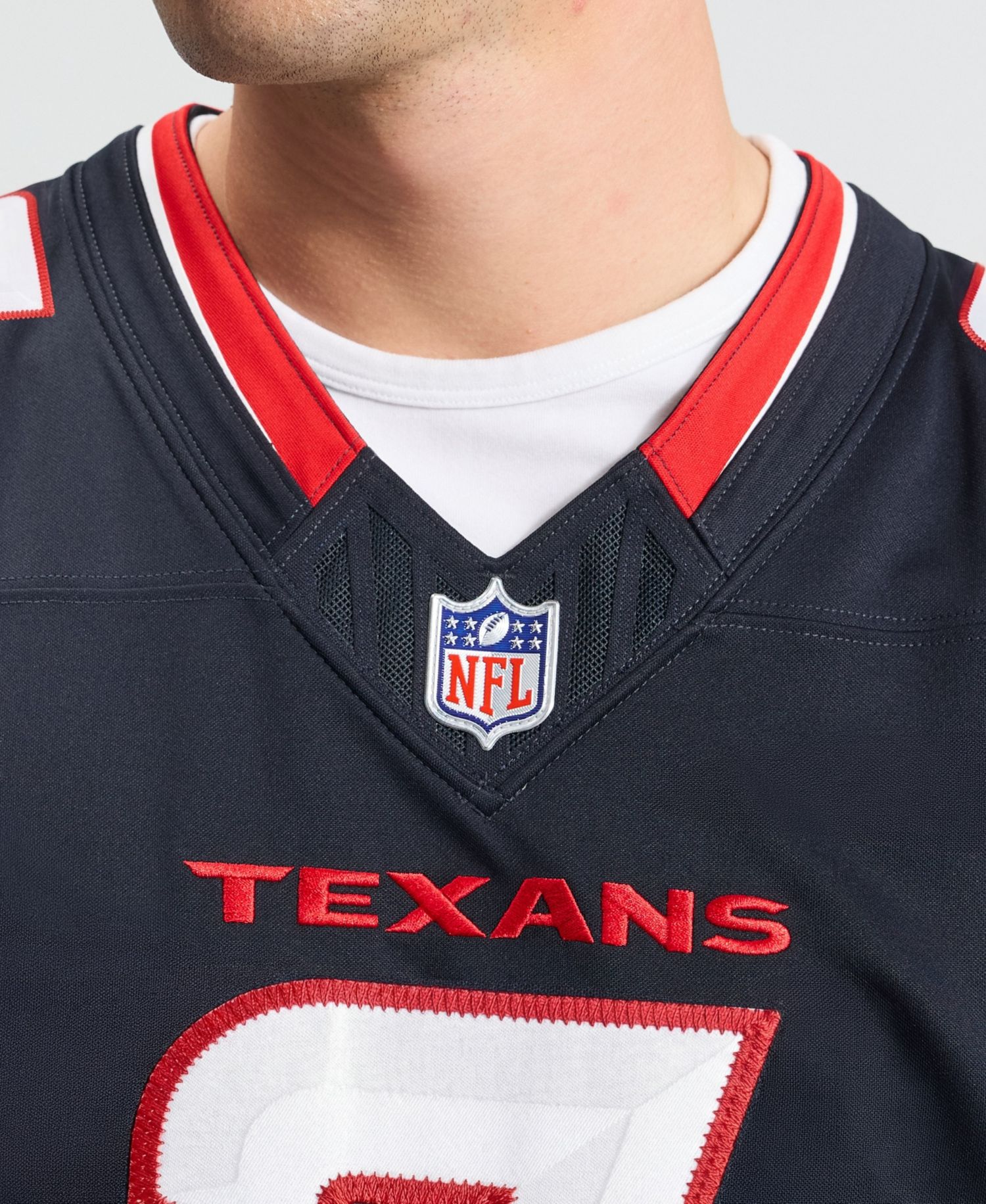Men's C.J. Stroud Navy Houston Texans Vapor F.U.S.E. Stitched Limited Jersey