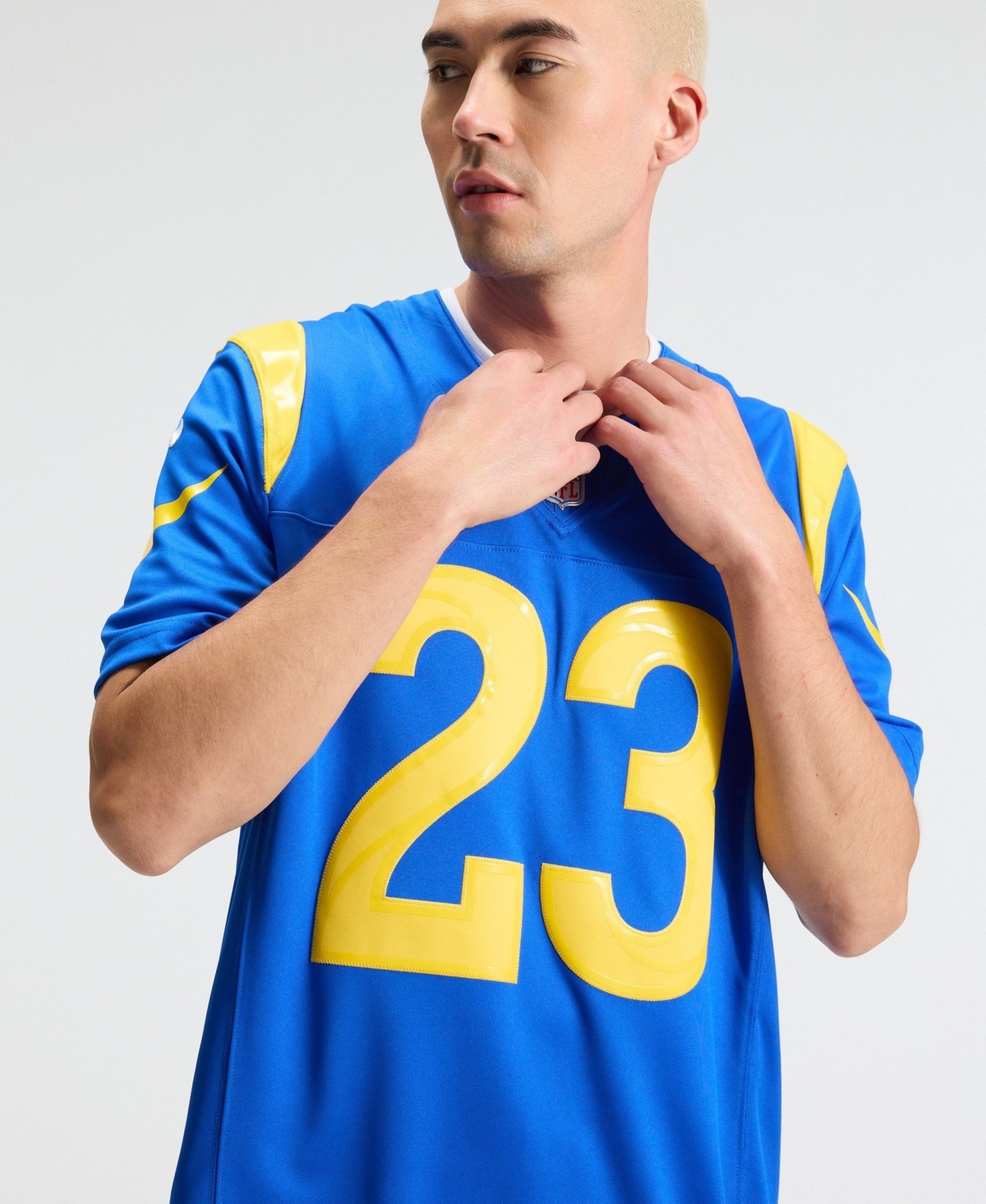 Nike Men's Kyren Williams Royal Los Angeles Rams Vapor F.u.s.e. Stitched Limited Jersey