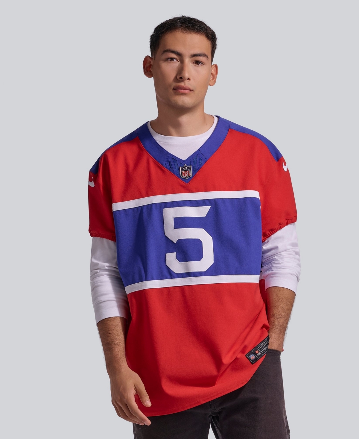 Nike Men's Kayvon Thibodeaux Century Red New York Giants Alternate Vapor F.u.s.e. Elite Player Jersey