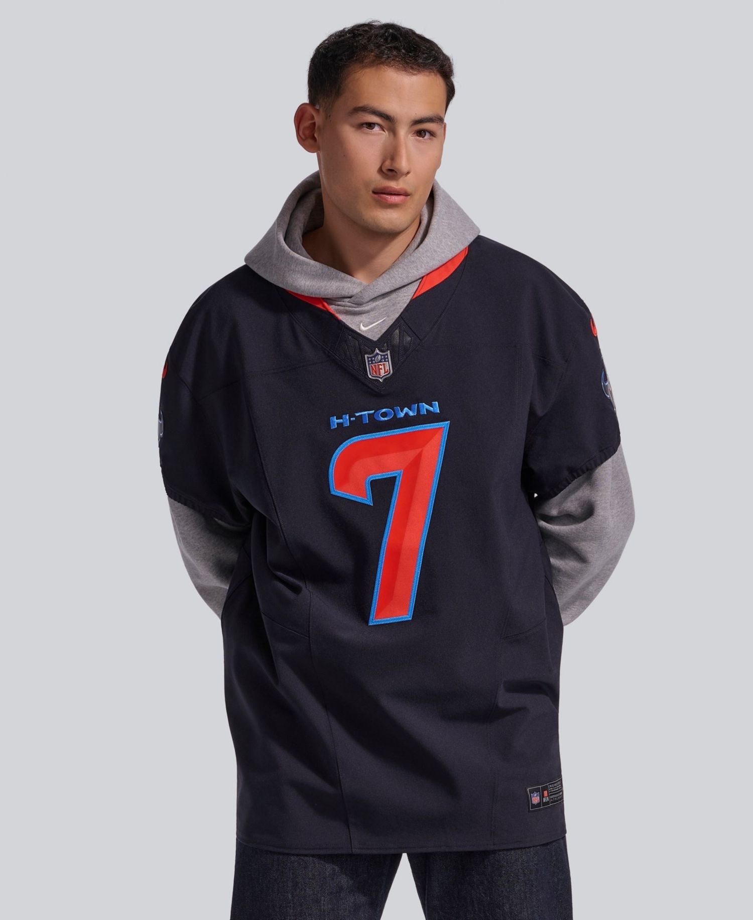 Men's C.J. Stroud Navy Houston Texans Alternate 2 Vapor F.U.S.E. Elite Jersey
