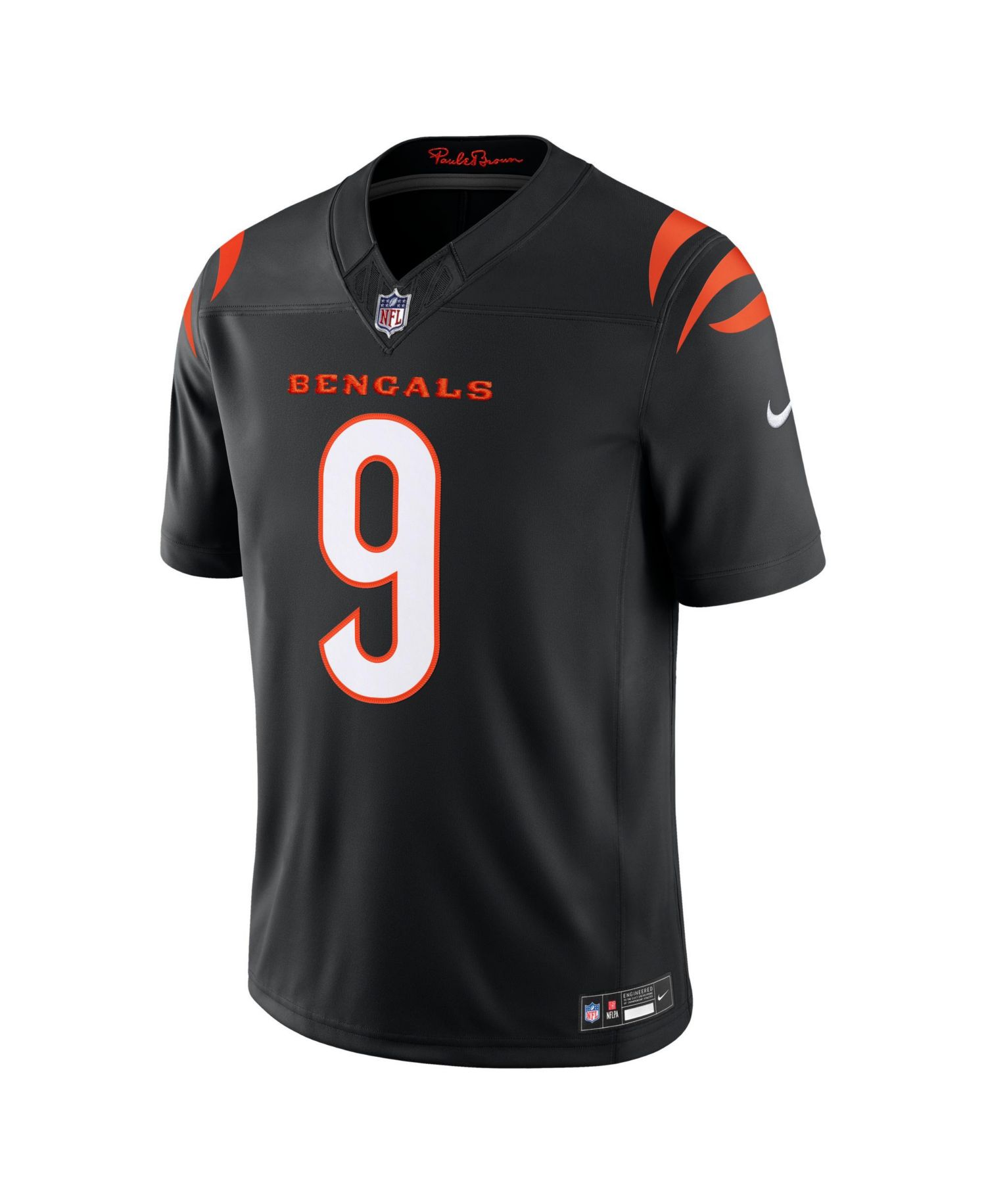 Men's Joe Burrow Black Cincinnati Bengals Vapor F.U.S.E. Stitched Limited Jersey