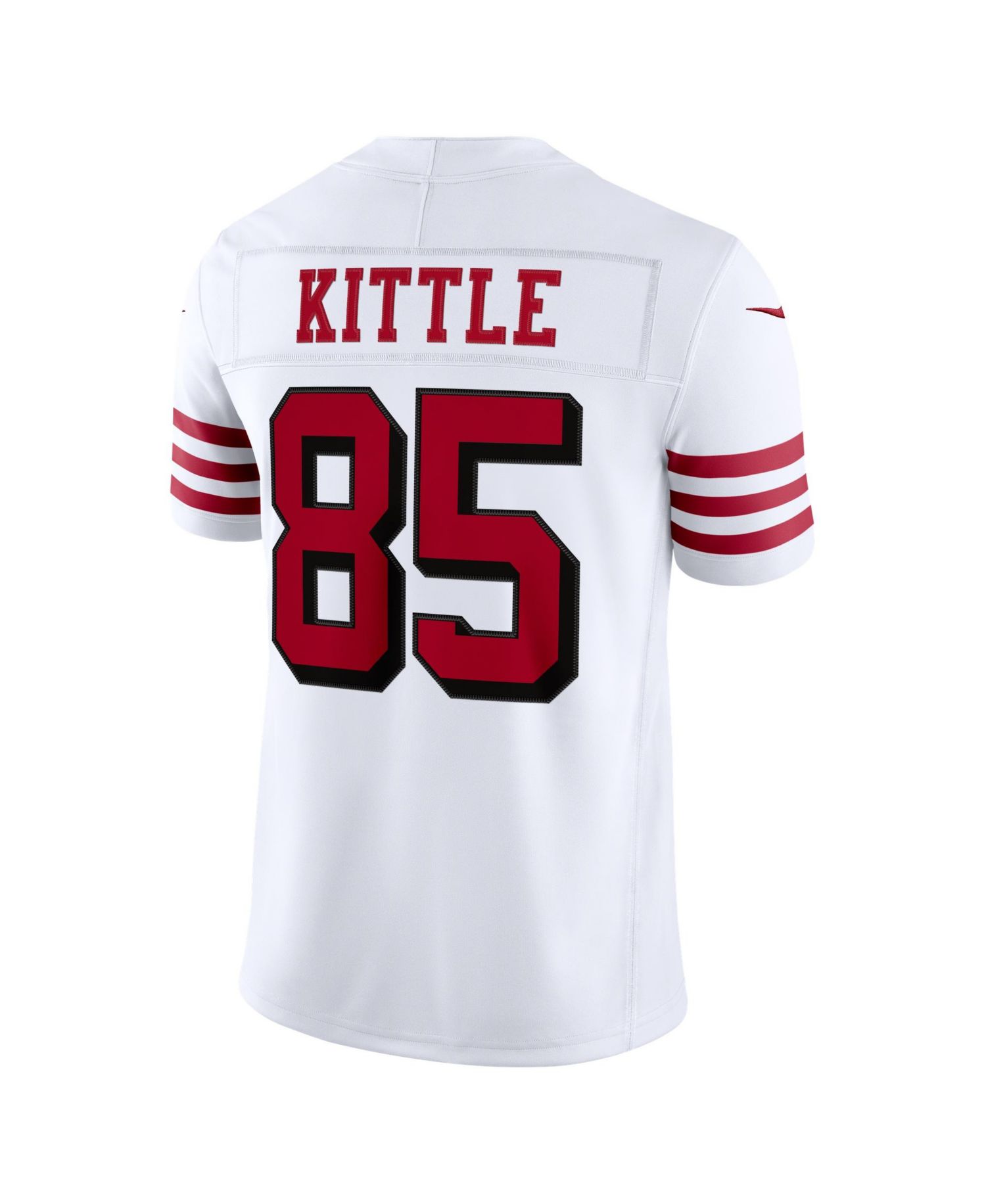 Men's George Kittle White San Francisco 49ers Alternate Vapor F.U.S.E. Stitched Limited Jersey