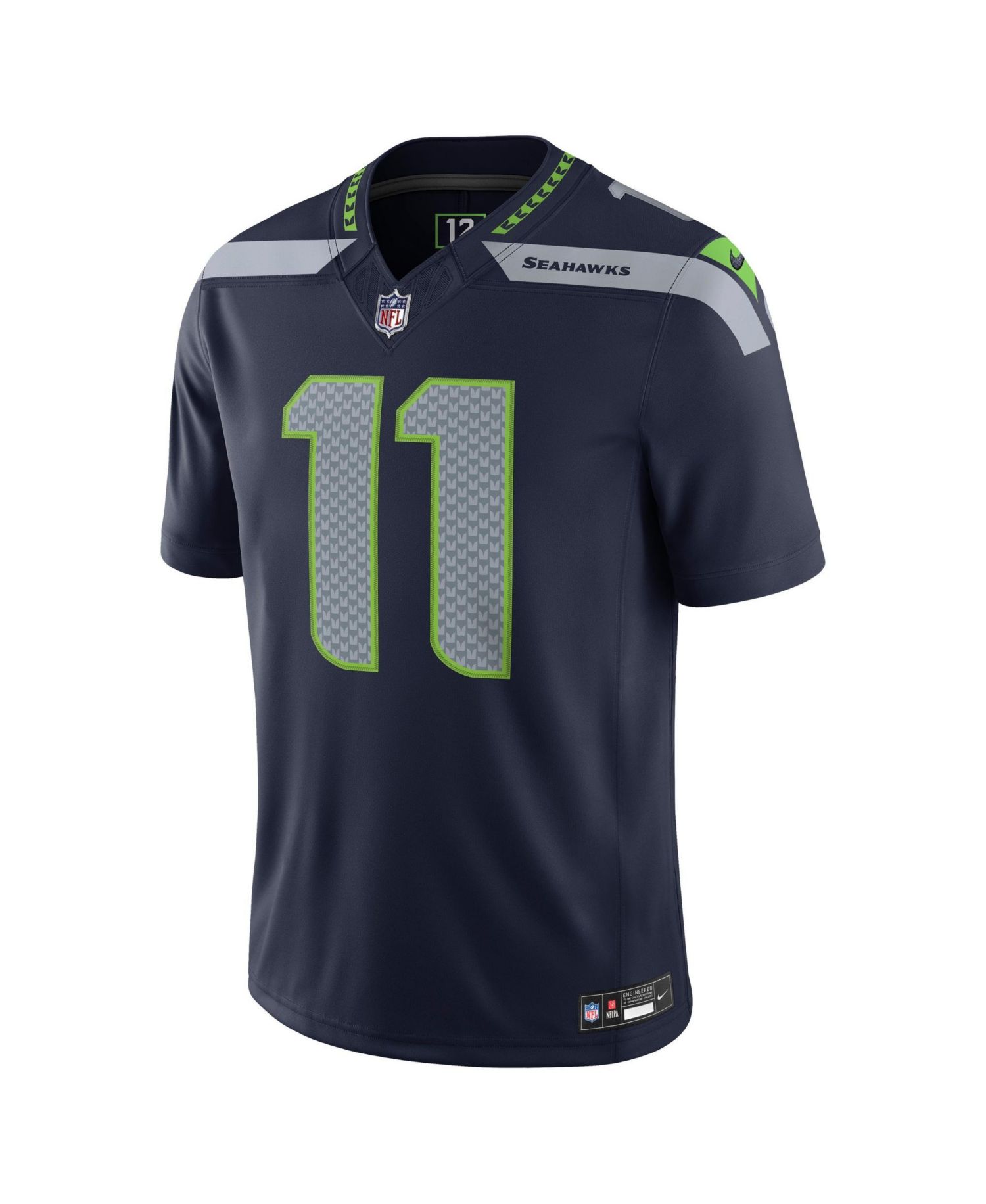Men's Jaxon Smith-Njigba College Navy Seattle Seahawks Vapor F.U.S.E. Stitched Limited Jersey