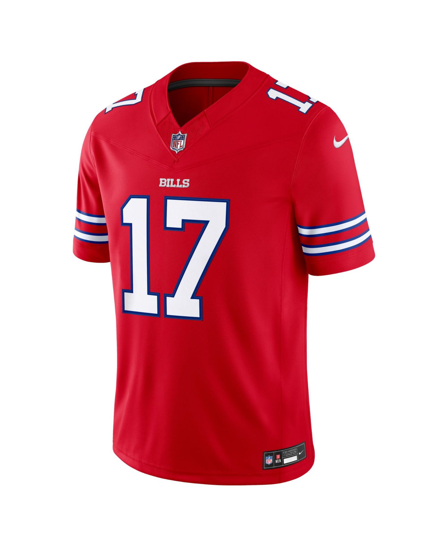 Men's Josh Allen Red Buffalo Bills Alternate Vapor F.U.S.E. Stitched Limited Jersey